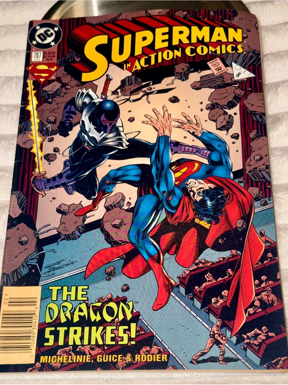 DC Comics Superman in Action Comics #707 (1994) Superman Michelinie Guice